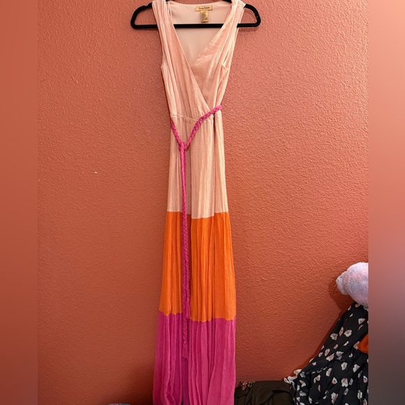 Flying Tomato Dresses & Skirts - Flying Tomato Cream, Orange and Pink Dress
